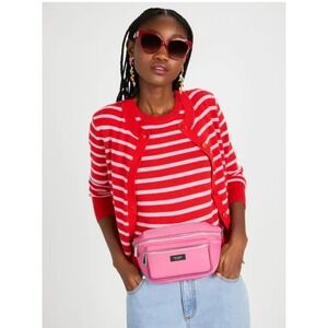 Kate Spade NY Sam Icon Nylon Medium Belt Bag Pink
